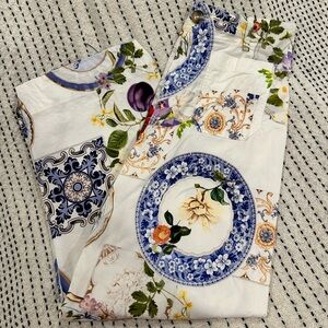 Anthropologie Maeve Printed Colette Pants Sz 29